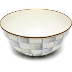 MacKenzie-Childs Sterling Check Small Everyday Bowl< Serveware|Dinnerware & Flatware
