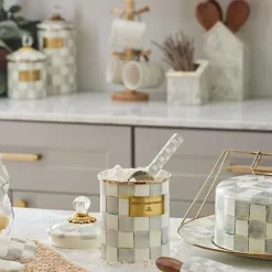 MacKenzie-Childs Sterling Check Small Scoop< Kitchen Utensils & Tools|Bar Entertaining