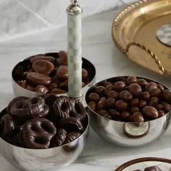 MacKenzie-Childs Sterling Check Supper Club Trio< Fall Entertaining|Serveware