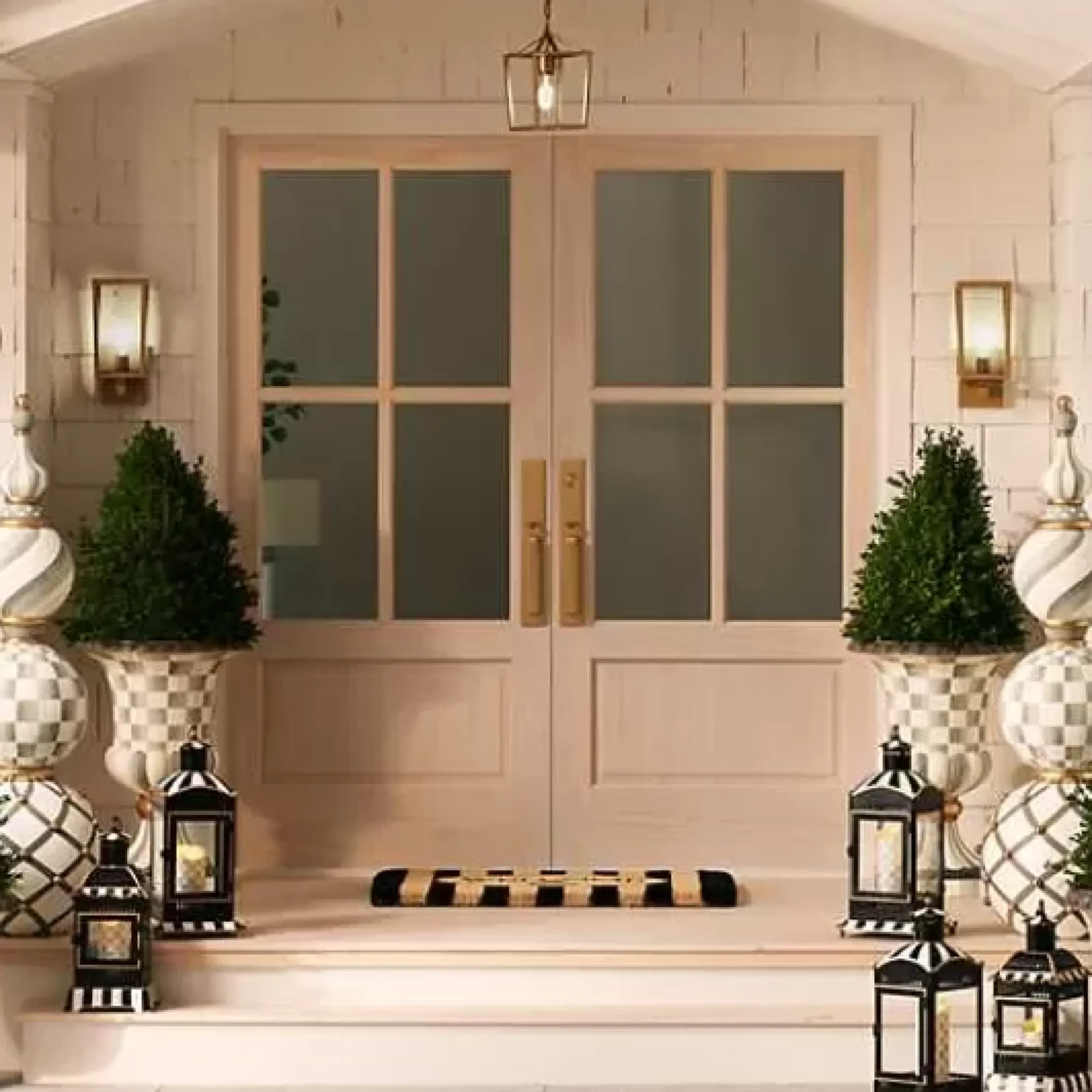 MacKenzie-Childs Sterling Check Trophy Topiary< Spring|The Fall Shop