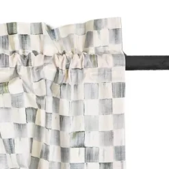 MacKenzie-Childs Sterling Check Valance< Room Accents
