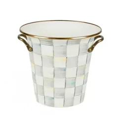 MacKenzie-Childs Sterling Check Wine Cooler< Bar Entertaining|Serveware