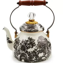 MacKenzie-Childs Sterling English Garden 2 Quart Tea Kettle< The Coffee Shop|Fall Entertaining