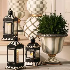 MacKenzie-Childs Sterling Stripe Urn< Spring|The Fall Shop