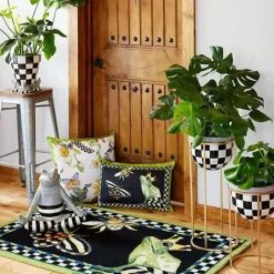 MacKenzie-Childs Sunflower Throw Pillow< Spring|Pillows, Throws, & Cushions