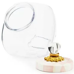 MacKenzie-Childs Sweets Jar with Rosy Check Enamel Lid< Spring|Kitchen Storage & Organization