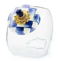 MacKenzie-Childs Sweets Jar with Royal Check Lid< Kitchen Storage & Organization