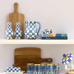 MacKenzie-Childs Sweets Jar with Royal Check Lid< Kitchen Storage & Organization