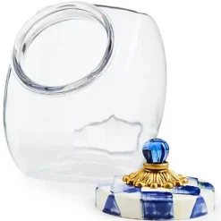 MacKenzie-Childs Sweets Jar with Royal Check Lid< Kitchen Storage & Organization