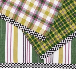 MacKenzie-Childs Tartan Check Assorted Woven Dish Towels, Set of 3< Holiday|Kitchen & Table Linens