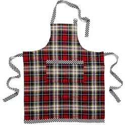 MacKenzie-Childs Tartan Check Woven Apron< Accessories|Kitchen & Table Linens