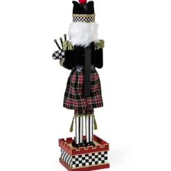 MacKenzie-Childs Tartastic Bagpiper Nutcracker< Holiday|Room Accents