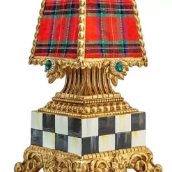 MacKenzie-Childs Tartastic Dynasty Tabletop Tree< Holiday|Room Accents