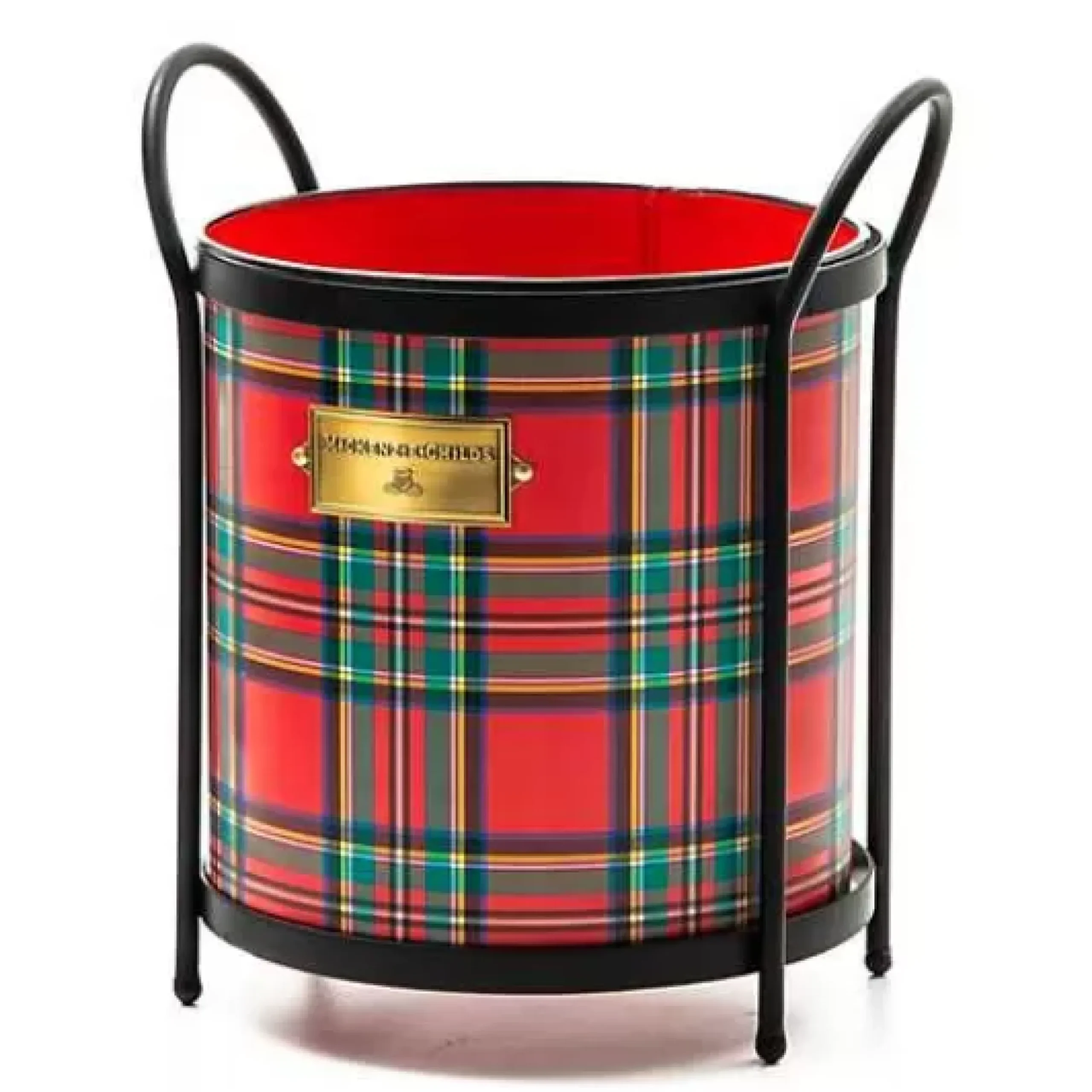 MacKenzie-Childs Tartastic Kindling Holder< Holiday|Outdoor
