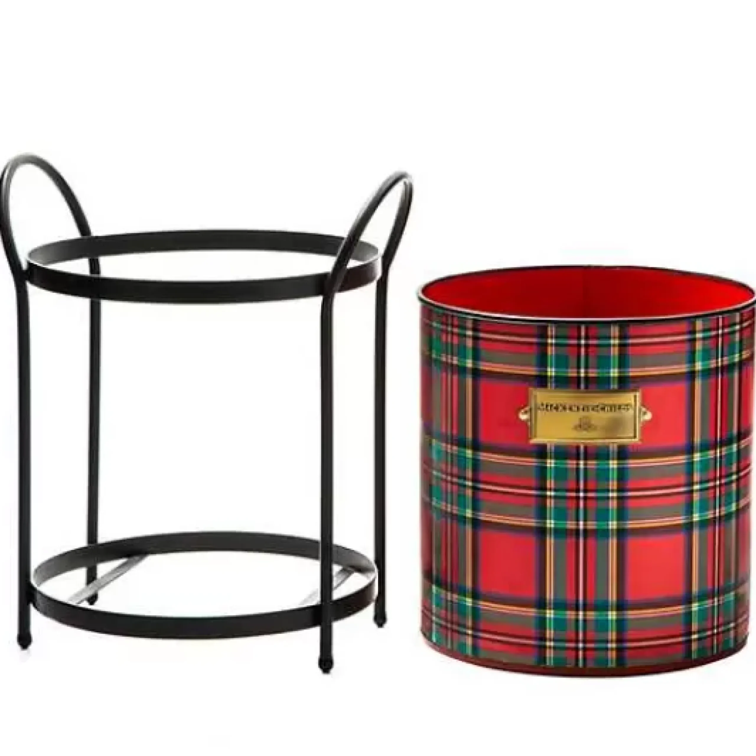 MacKenzie-Childs Tartastic Kindling Holder< Holiday|Outdoor