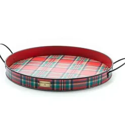 MacKenzie-Childs Tartastic Serving Trays, Set of 2< Holiday|Outdoor