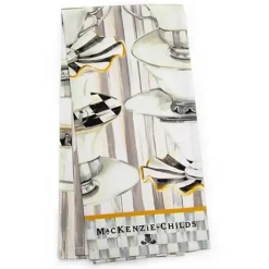 MacKenzie-Childs Tea Cups Dish Towel< Kitchen & Table Linens