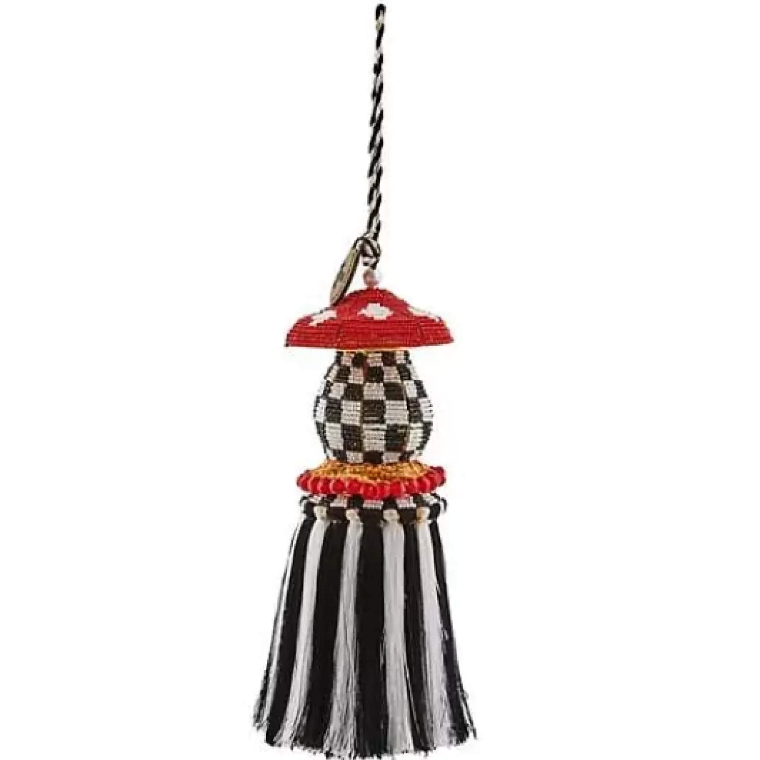 MacKenzie-Childs Toadstool Beaded Tassel< Finishing Touches|Room Accents