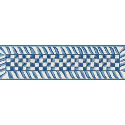 MacKenzie-Childs Truly Royal Check 2'6 x 8' Washable Runner< Rugs