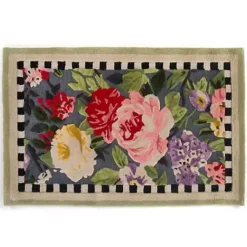MacKenzie-Childs Tudor Rose 3' x 5' Rug< Rugs
