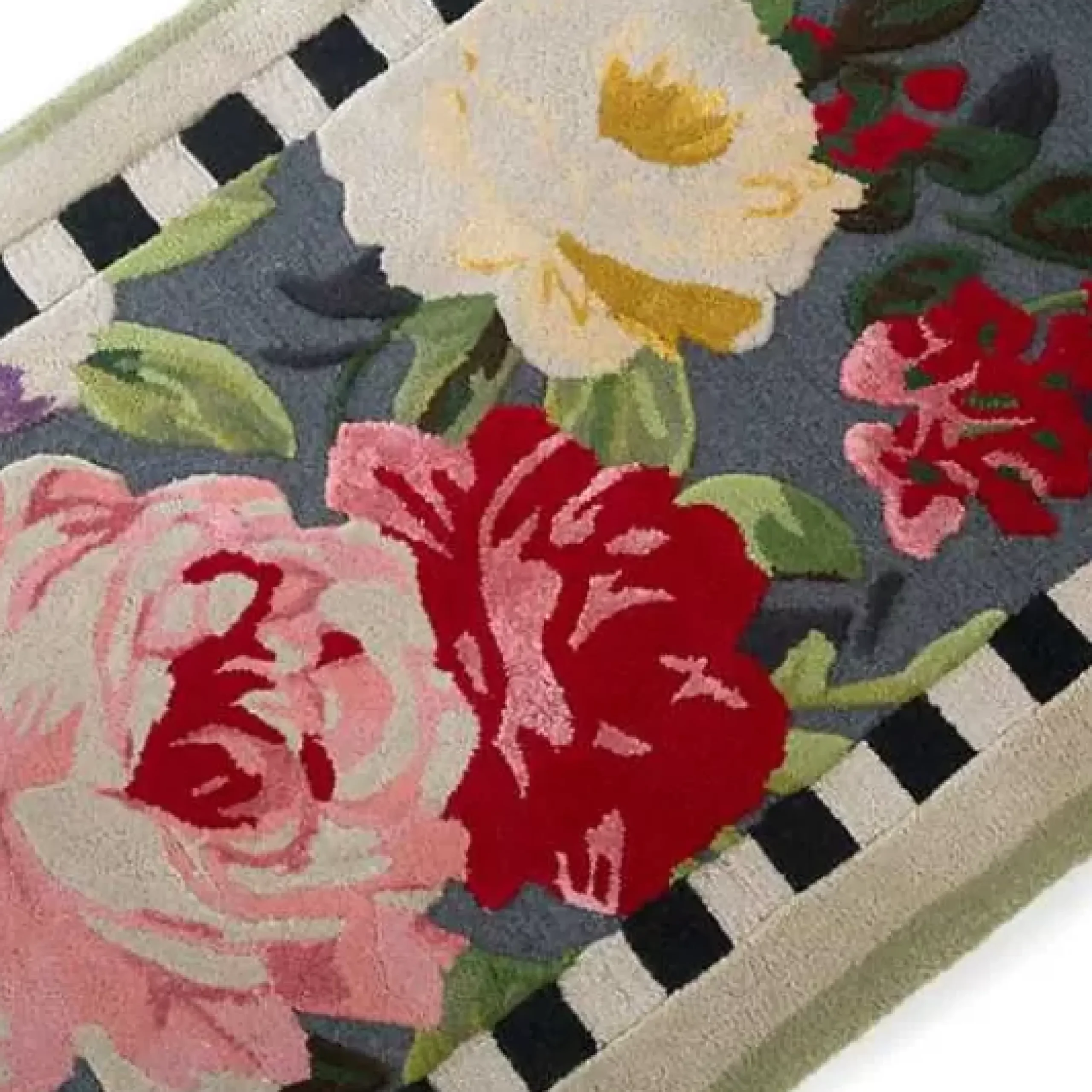 MacKenzie-Childs Tudor Rose 2'8 x 8' Runner< Rugs