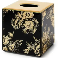 MacKenzie-Childs Twilight Toile Boutique Tissue Box Cover< Bath & Bath Accessories