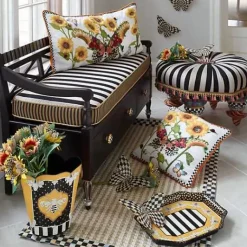 MacKenzie-Childs Vendage Bench< Storage Furniture|Living Room