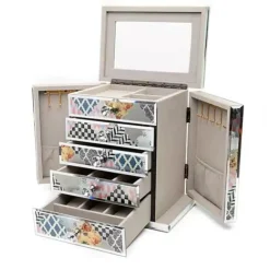 MacKenzie-Childs Venezia Jewelry Armoire< Room Accents|Bath & Bath Accessories