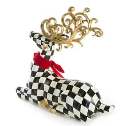 MacKenzie-Childs Westminster Resting Deer< Holiday|Room Accents