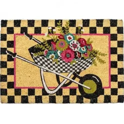 MacKenzie-Childs Wheelbarrow Entrance Mat< Spring|Outdoor