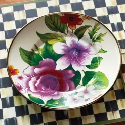MacKenzie-Childs White Flower Market Salad/Dessert Plate< Dinnerware & Flatware