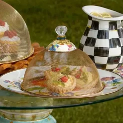 MacKenzie-Childs White Flower Market Serving Platter< Bar Entertaining|Serveware