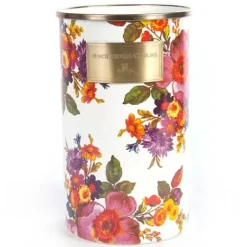 MacKenzie-Childs White Flower Market Utensil Holder< Kitchen Storage & Organization