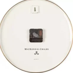 MacKenzie-Childs White Flower Market Wall Clock< Room Accents