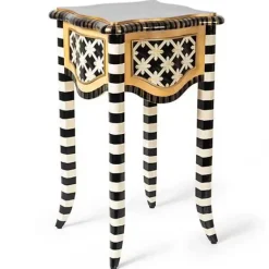 MacKenzie-Childs Wild Indoors Accent Table< Entryway Furniture|Living Room