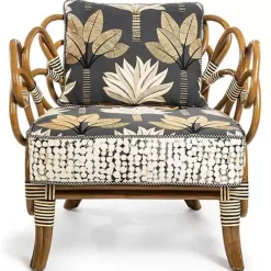 MacKenzie-Childs Wild Indoors Rattan Chair< Living Room