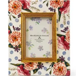 MacKenzie-Childs Wildflowers Blue 4 x 6 Frame< Room Accents