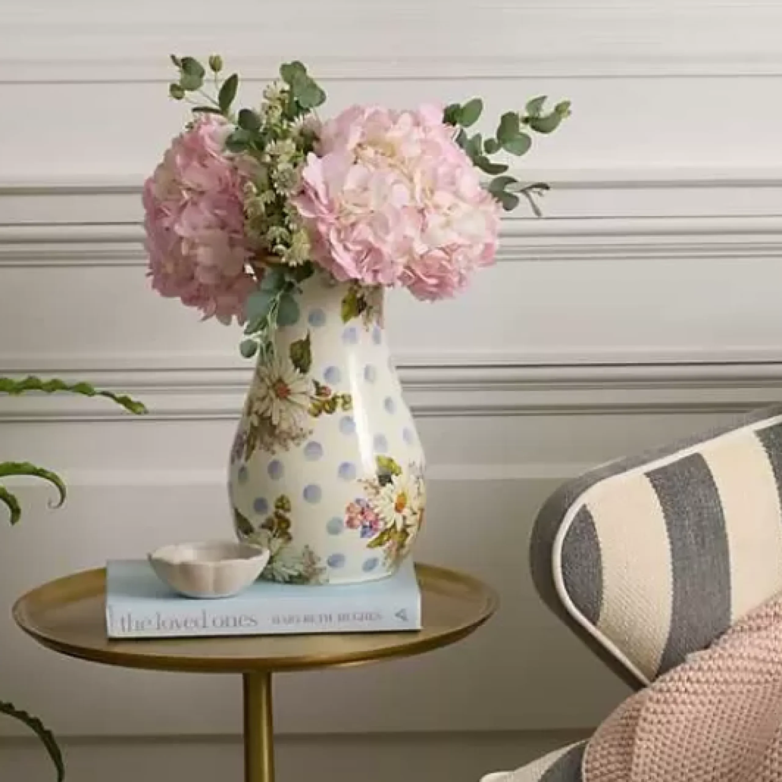 MacKenzie-Childs Wildflowers Blue Tall Vase< Spring|Greenery & Florals
