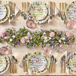 MacKenzie-Childs Wildflowers Butterfly Candle Holders, Set of 2< Spring|Candles & Fragrances