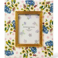 MacKenzie-Childs Wildflowers Pink 5 x 7 Frame< Room Accents
