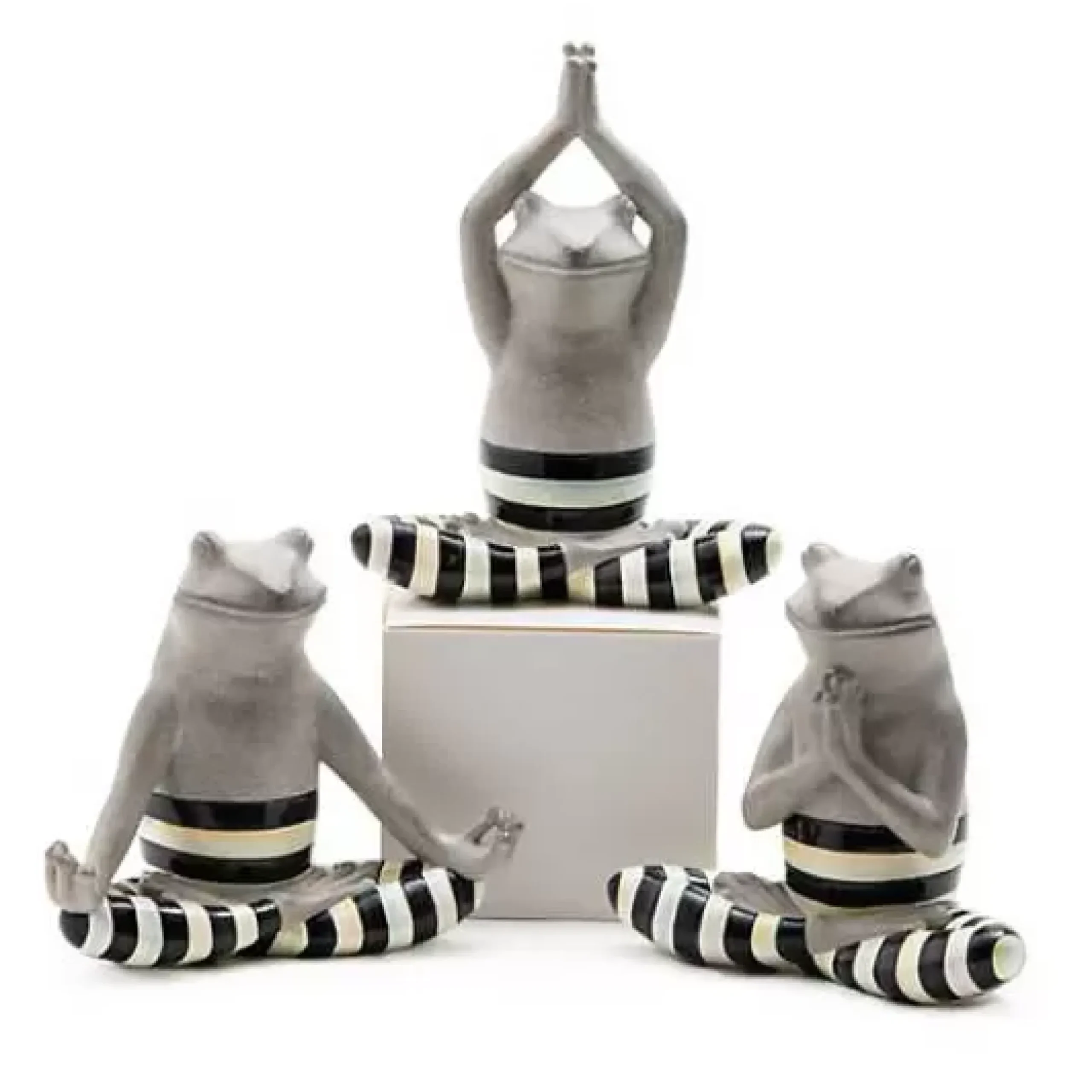 MacKenzie-Childs Yoga Frogs, Set of 3< Room Accents