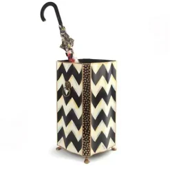 MacKenzie-Childs Zig Zag Umbrella Stand< Room Accents